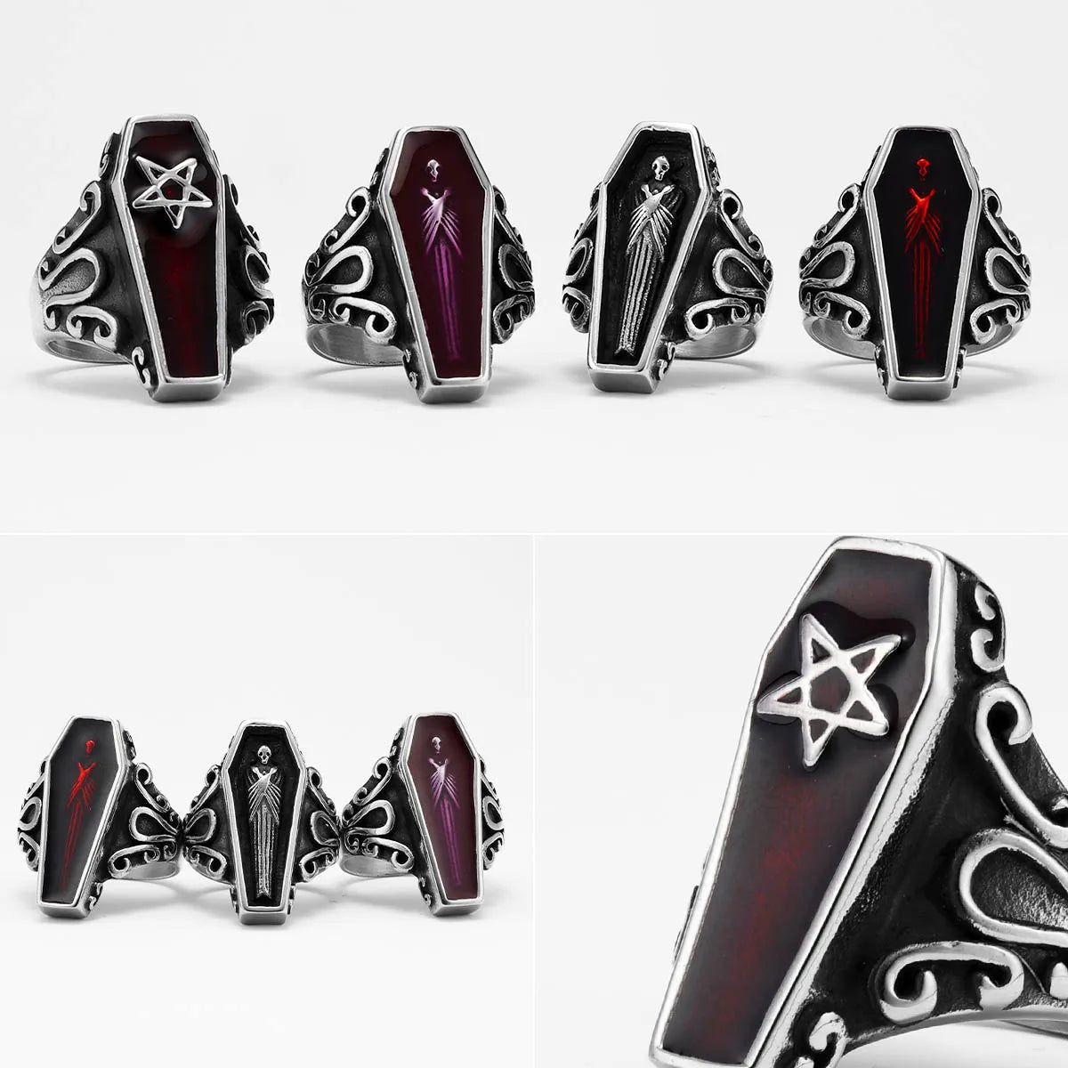 Vampire Coffin Ring