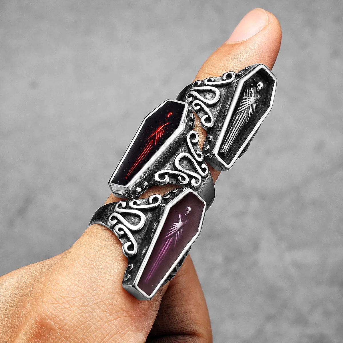Vampire Coffin Ring