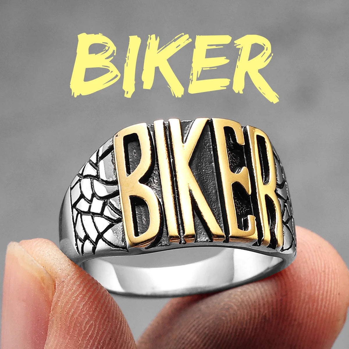 Motorcycle Biker Rider Rings
