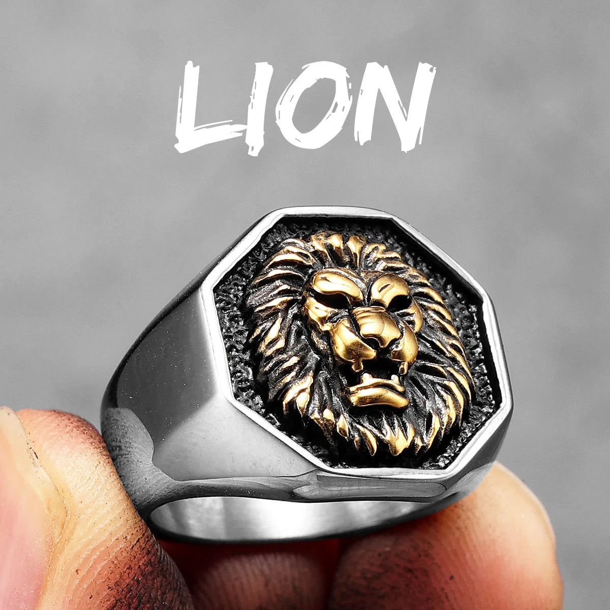 Lion King Signet Ring