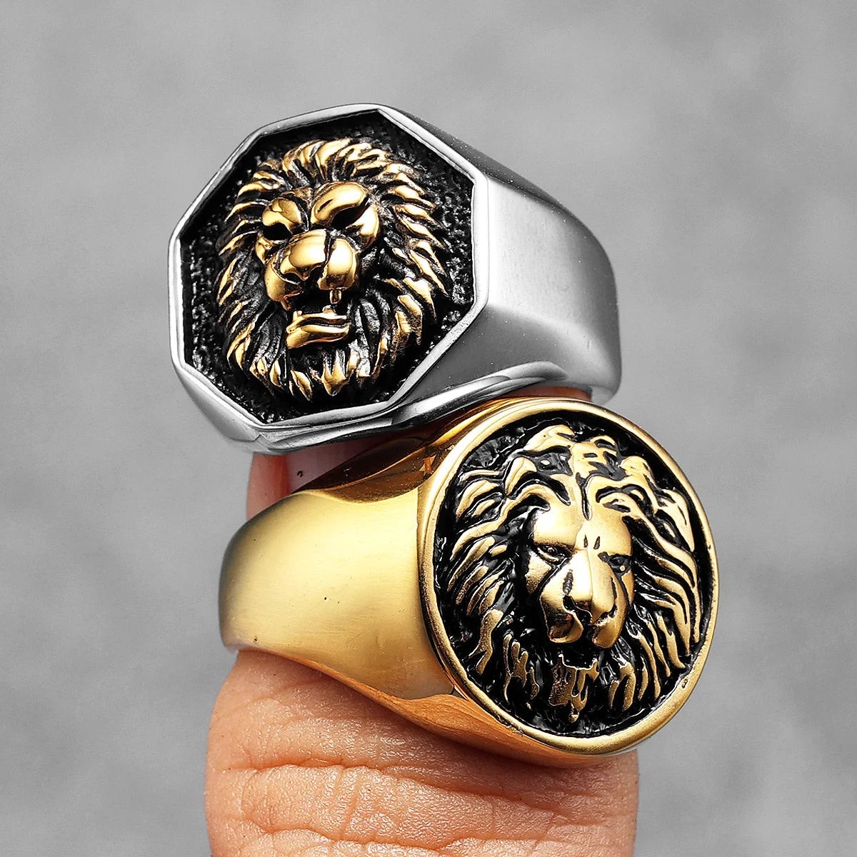 Lion King Signet Ring