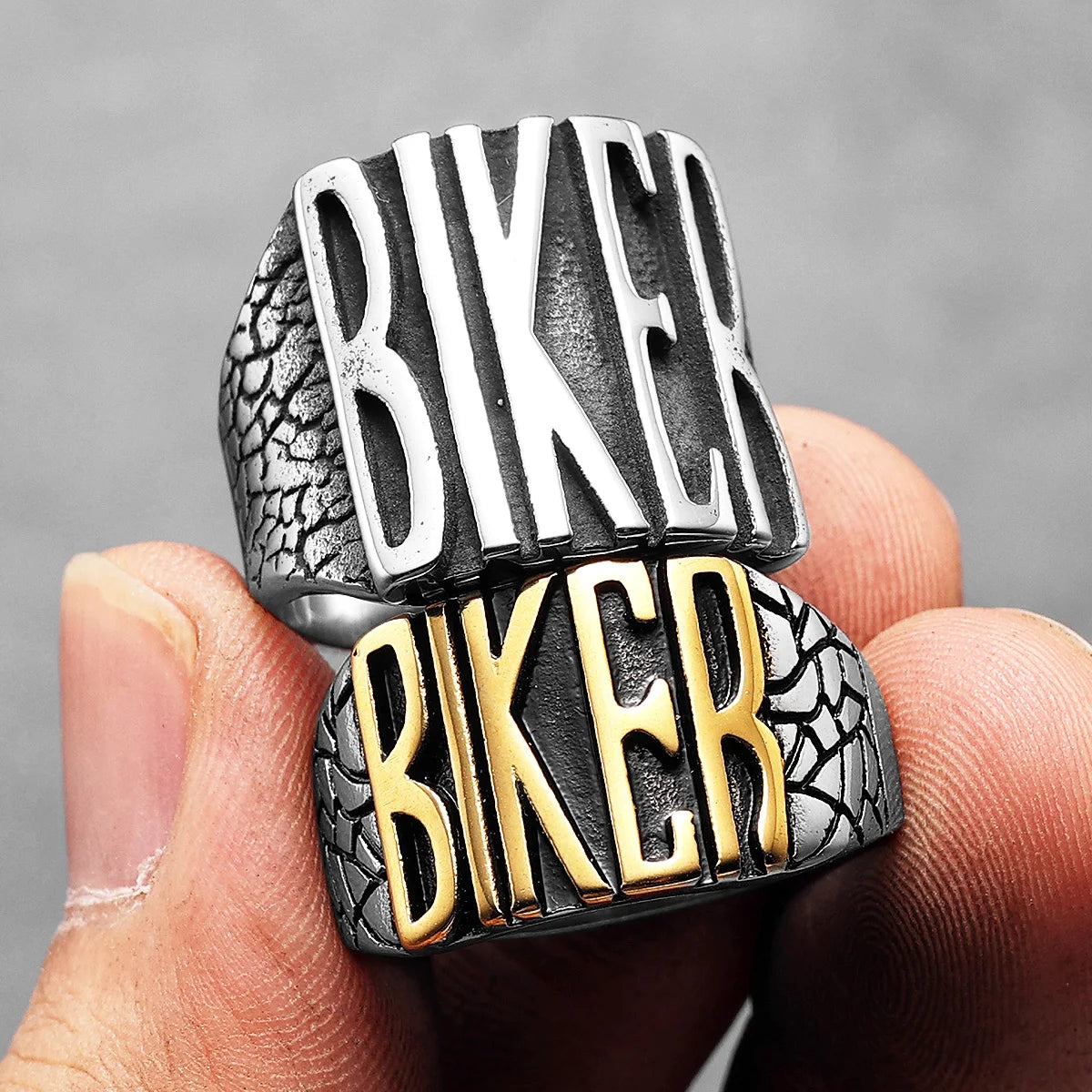 Motorcycle Biker Rider Rings