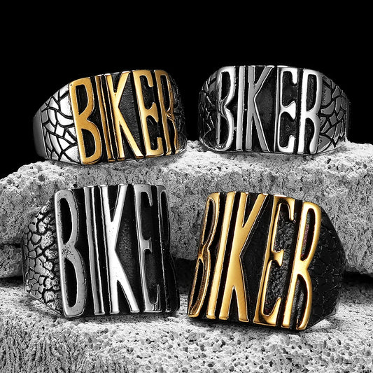 Motorcycle Biker Rider Rings
