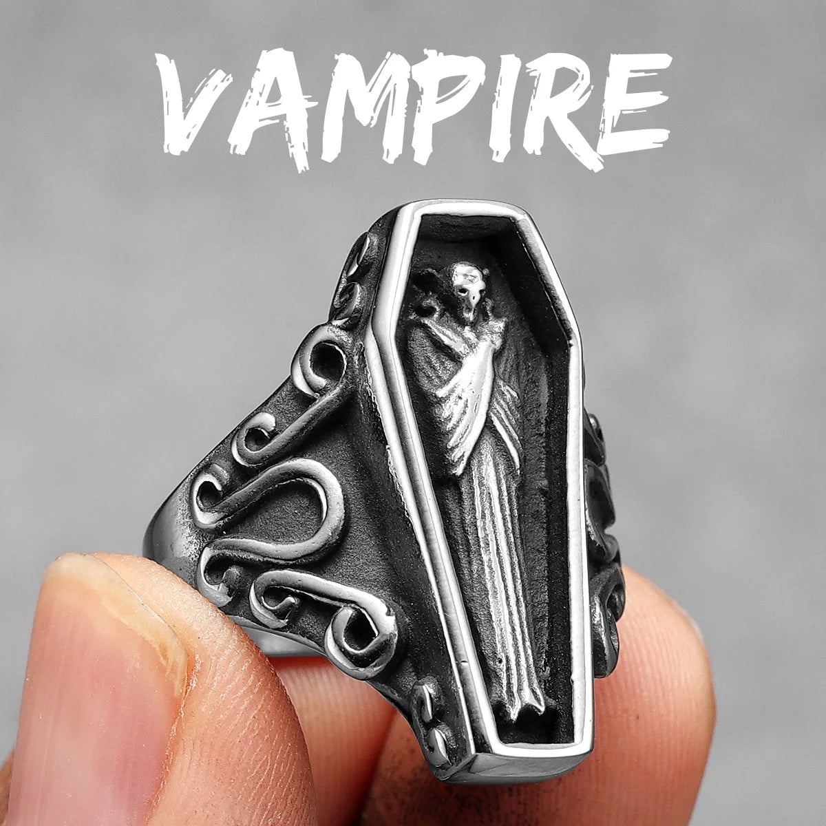 Vampire Coffin Ring