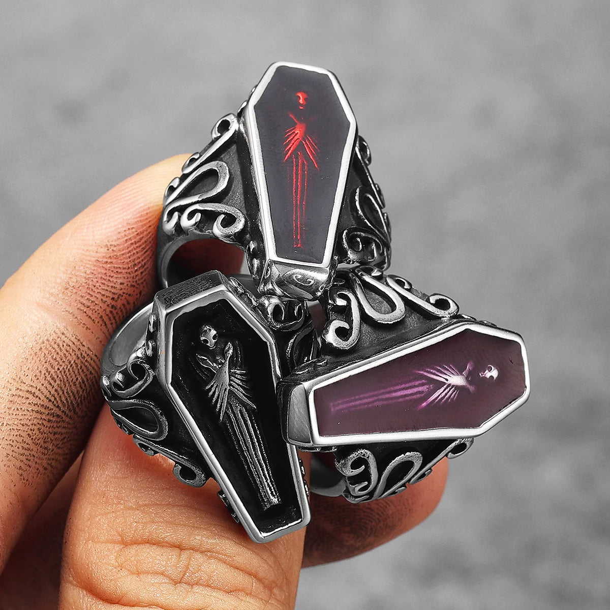 Vampire Coffin Ring