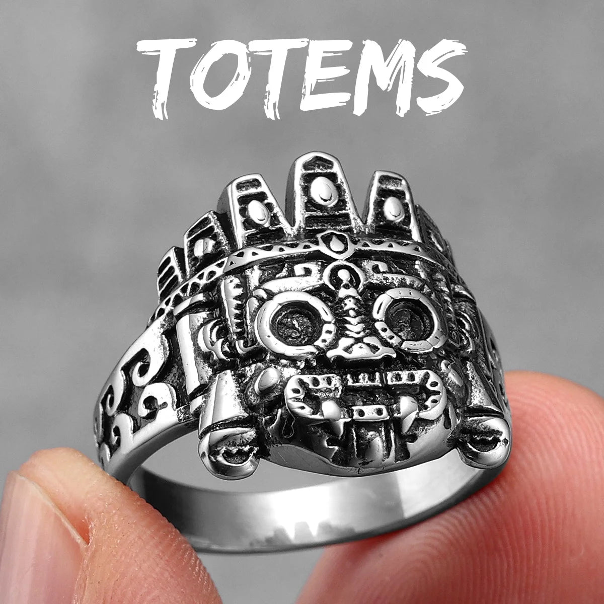 Totems Skull Signet Ring