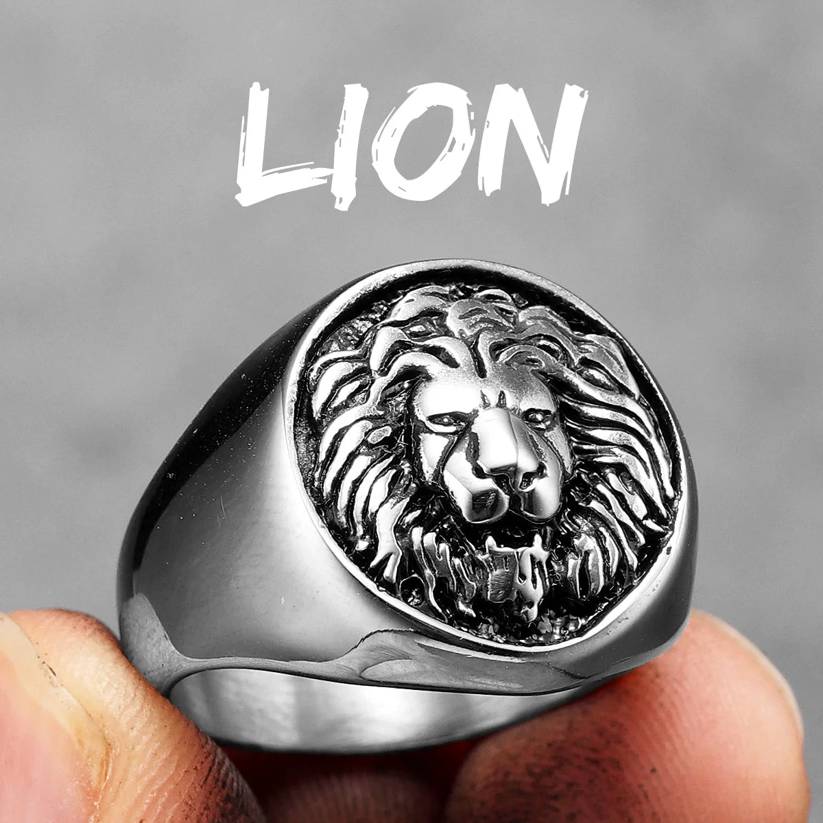 Lion King Signet Ring
