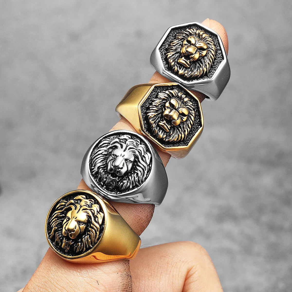 Lion King Signet Ring
