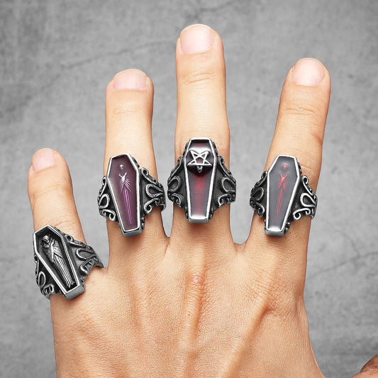 Vampire Coffin Ring
