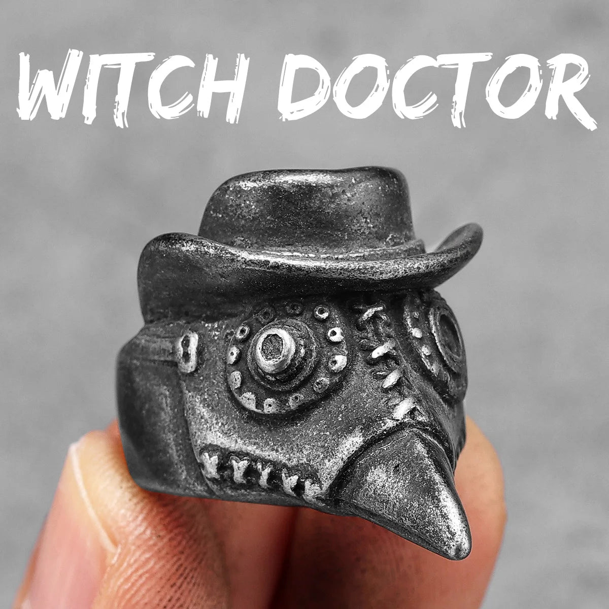 Clown Mask Skull Signet Ring