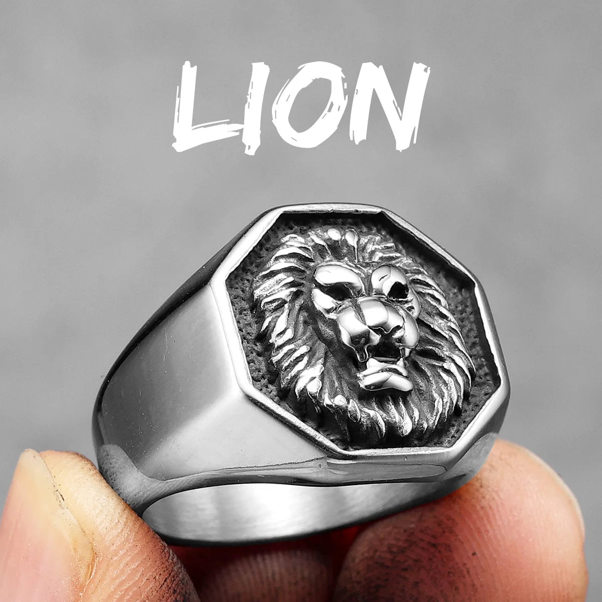 Lion King Signet Ring