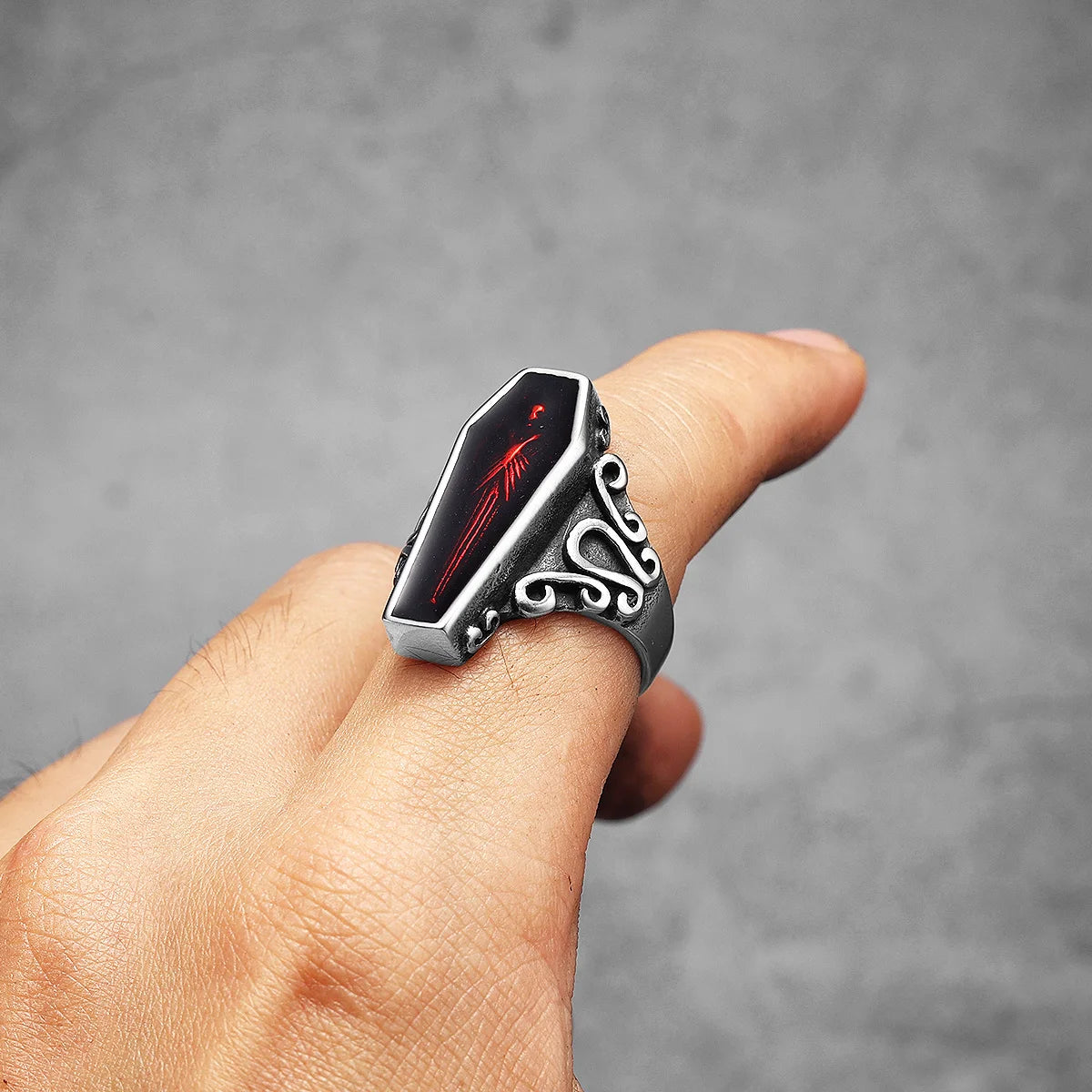 Vampire Coffin Ring