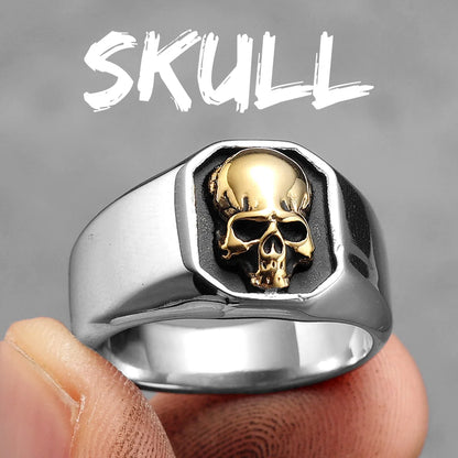 Skull Inset Ring