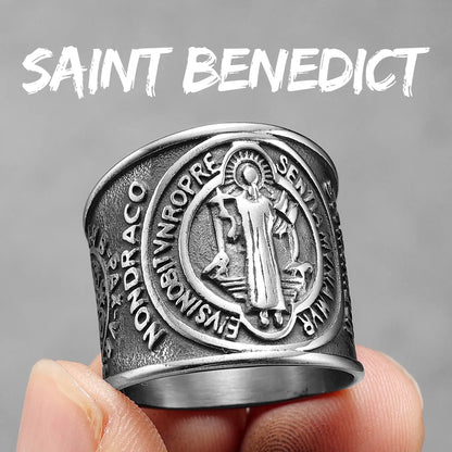 Saint Benedict Exorcism Amulet Rings