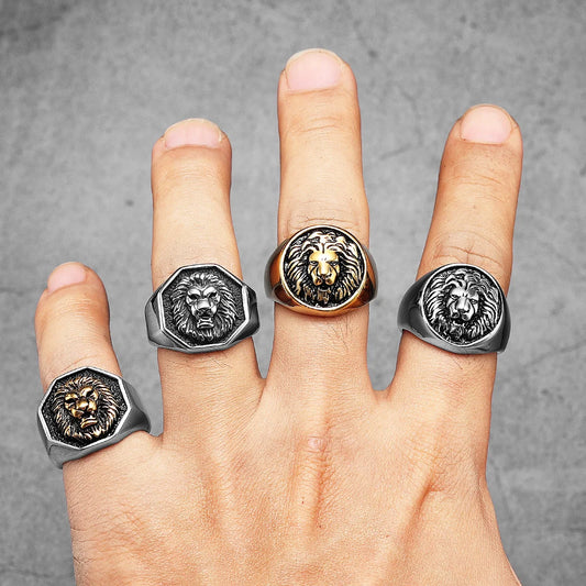 Lion King Signet Ring