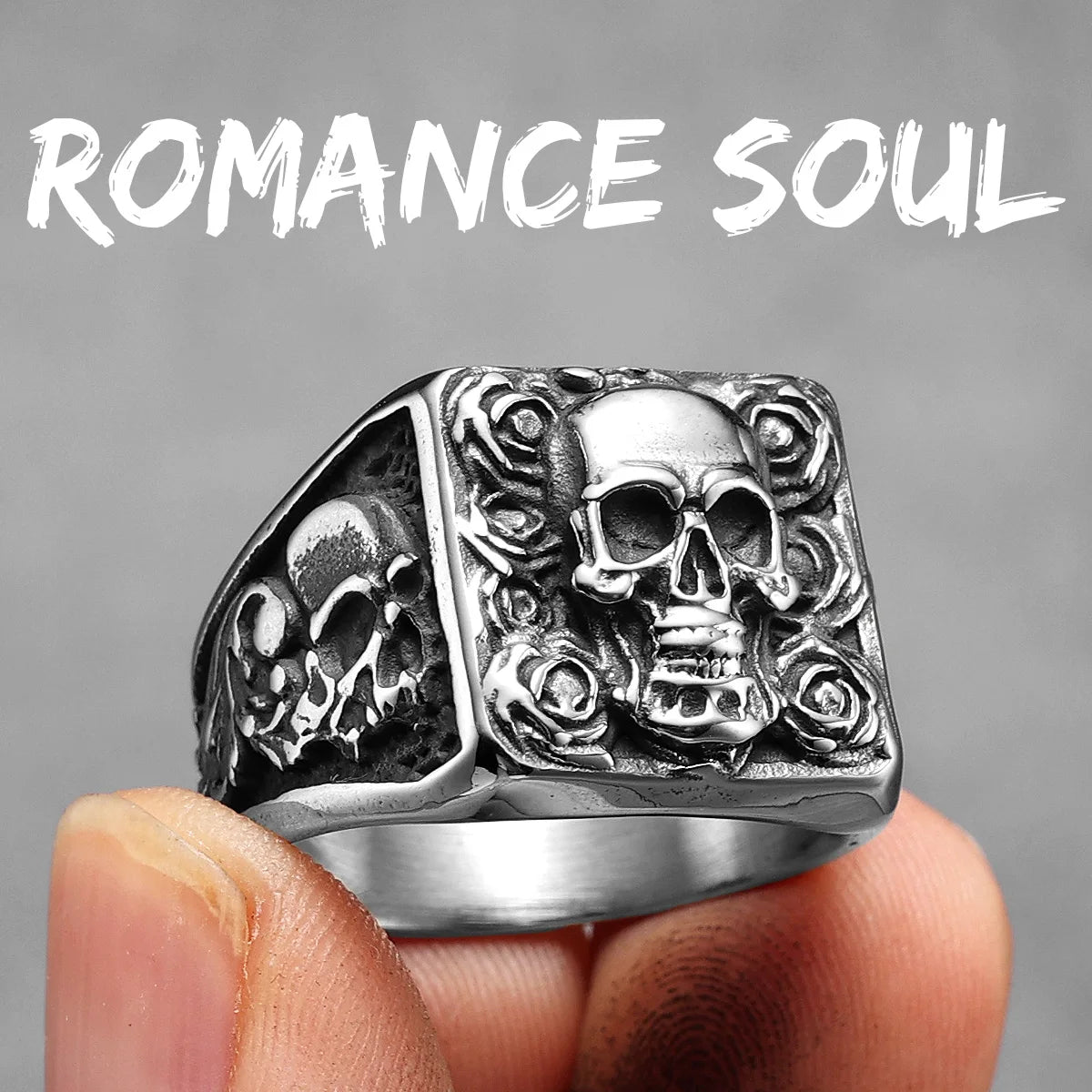 Heavy Smoker Skull Rings