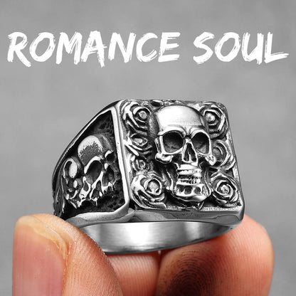Heavy Smoker Skull Rings