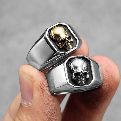 Skull Inset Ring