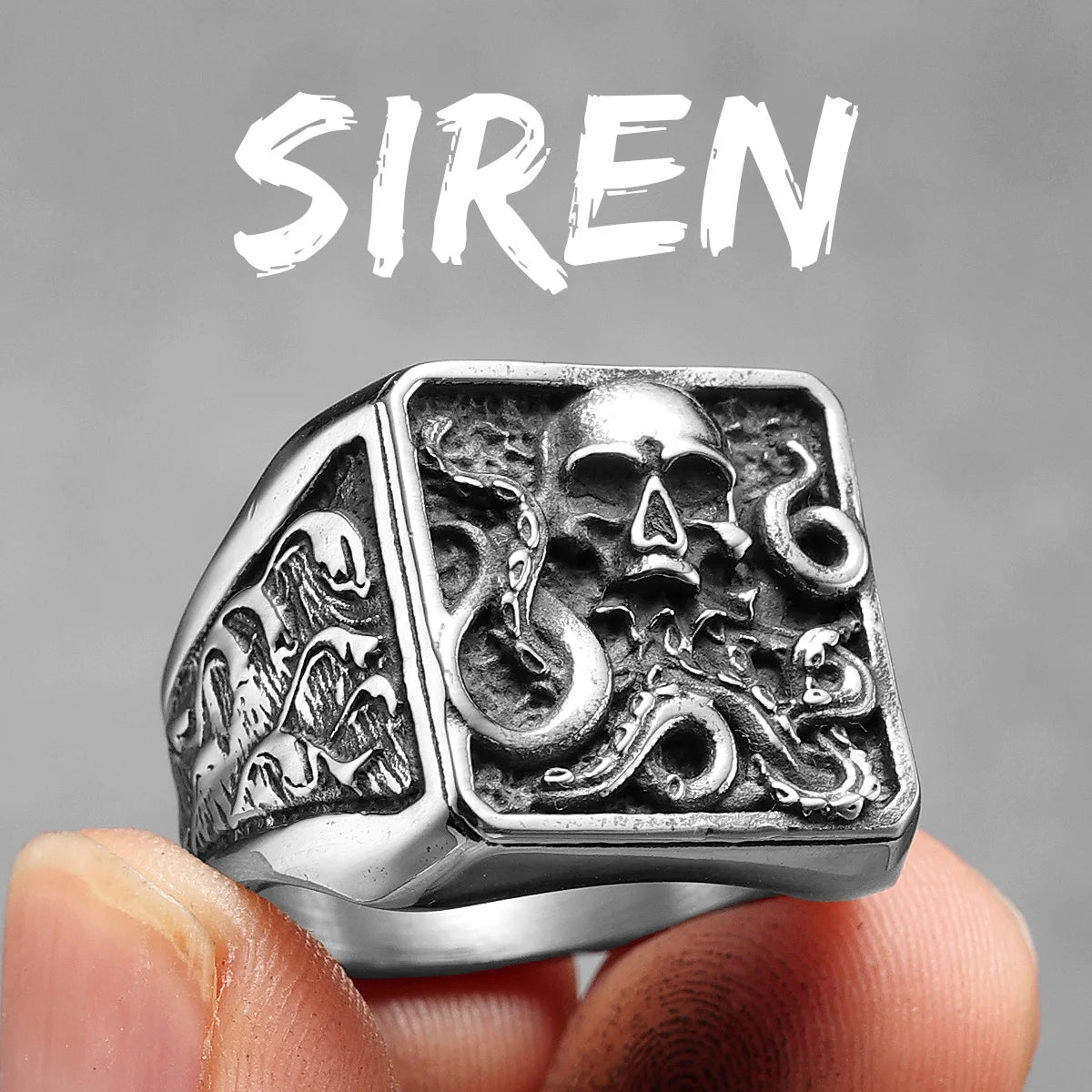 Heavy Smoker Skull Rings