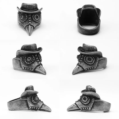 Witch Doctor Skull Signet Ring