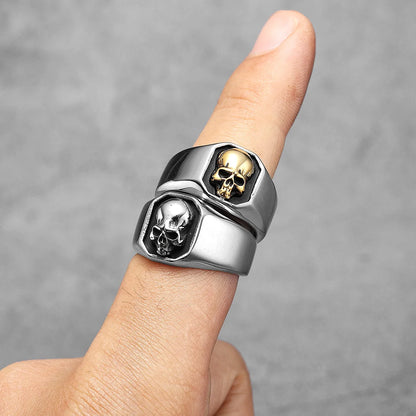 Skull Inset Ring