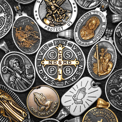 Prayer Hands Pendant Necklace