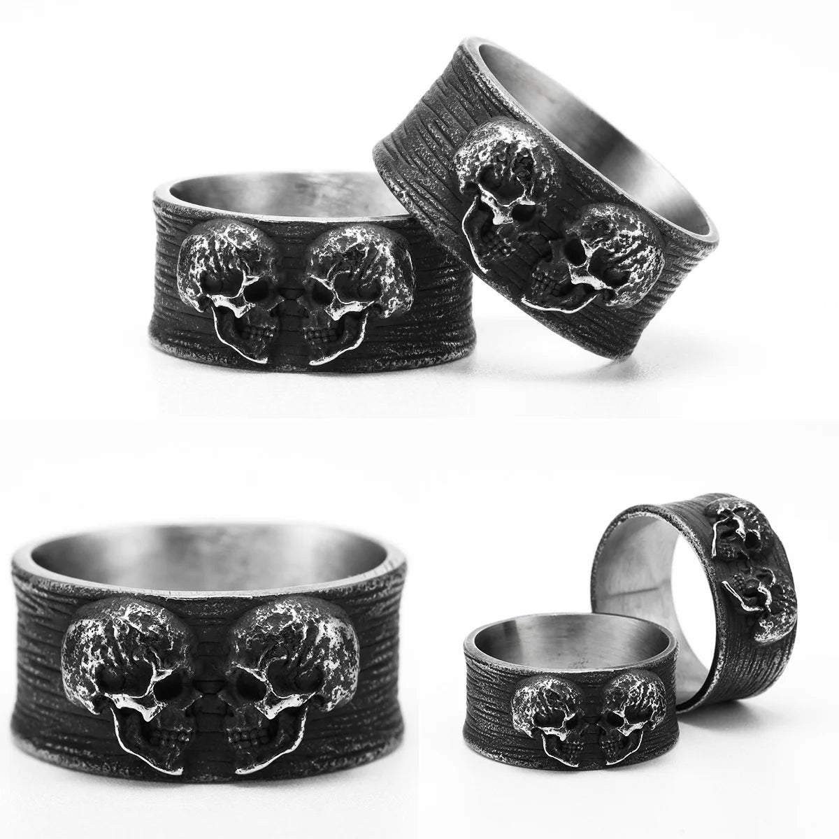 Twin Skull Rings