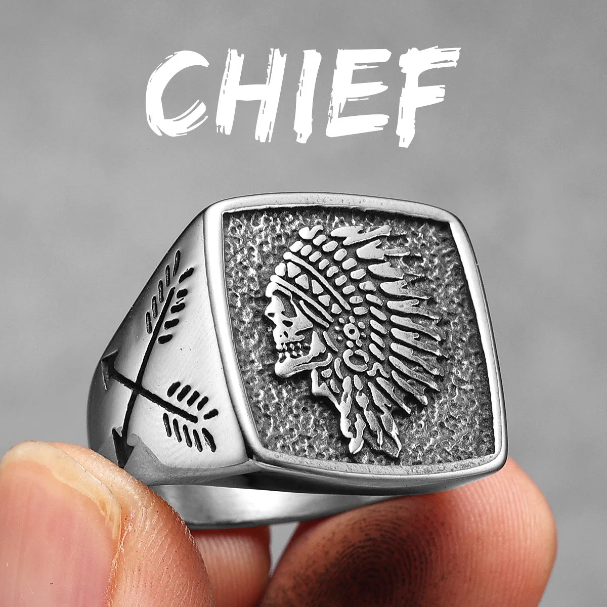 Heavy Smoker Skull Rings