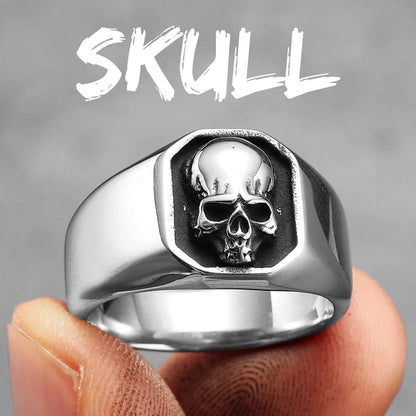 Skull Inset Ring