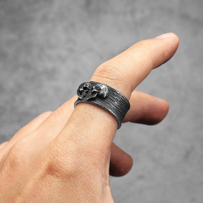Twin Skull Rings