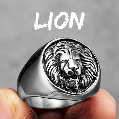 Lion King Signet Ring