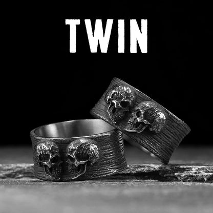 Twin Skull Rings