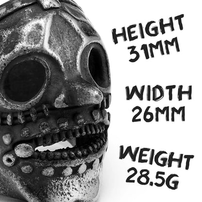 Japan Tengu Skull Signet Ring